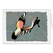 Zippy Zebra Slings Card (Front Horizontal)