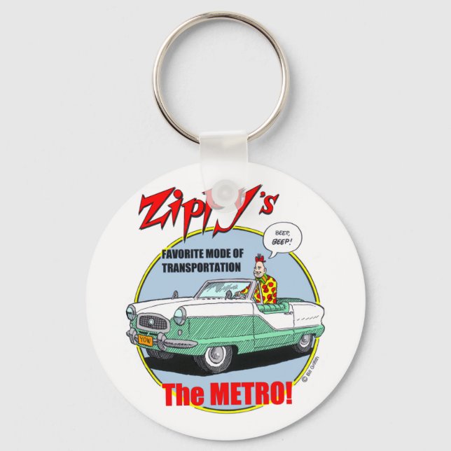 Zippy's Metro Keychain (Front)