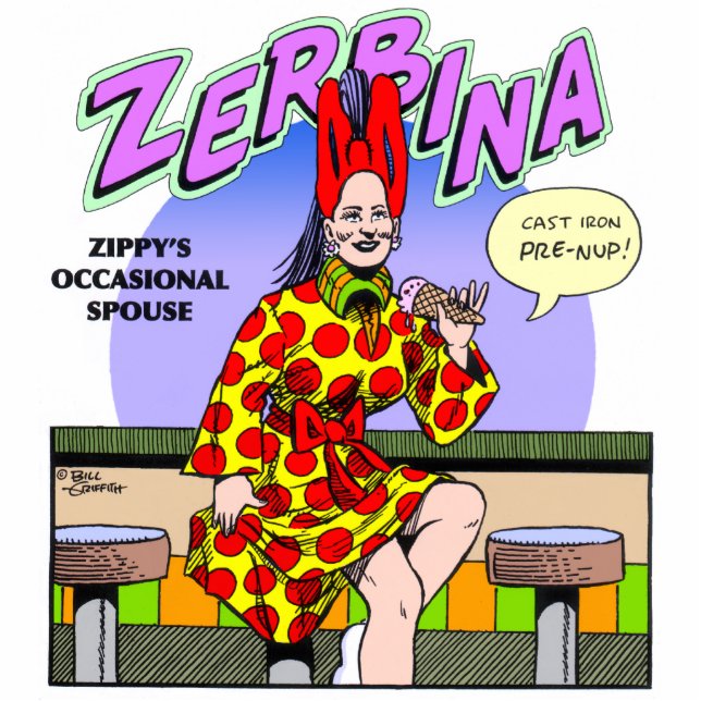 Zippy's occasional spouse, Zerbina Statuette (Front)
