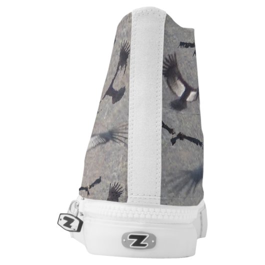 Zipz High Top Shoes Condor (Left Shoe Back)