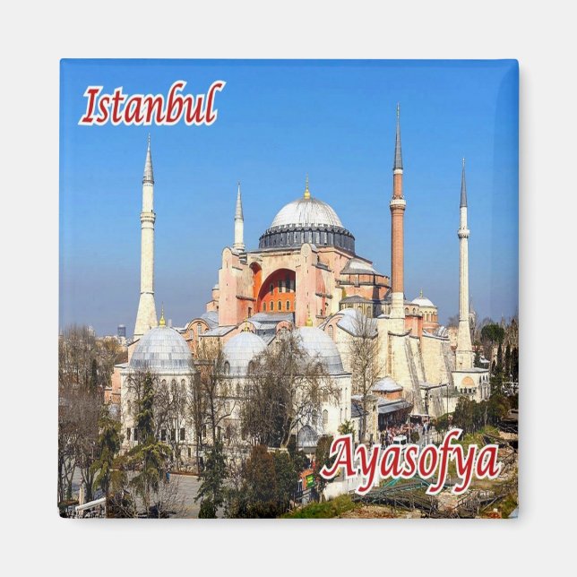 zIR005 TEHRAN by night, Iran, Middle East, Fridge Magnet (Front)