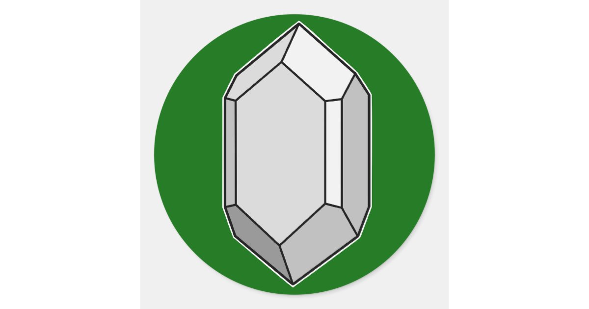 Zircon Sticker Zircon Classic Round Sticker | Zazzle