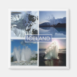 zIS001 Iceland, Fridge Magnet