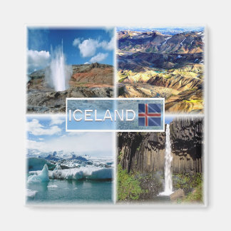 zIS004 LANDMANNALAUGAR, Iceland, Fridge Magnet