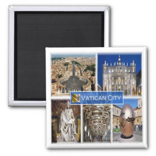 zIT000 ROME Vatican City Saint Peters Square  Magnet