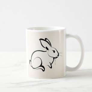 Zit&Bit Artistry - Unique Rabbit Zodiac Design Coffee Mug