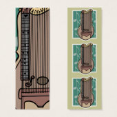 zither harp bookmark (Front & Back)