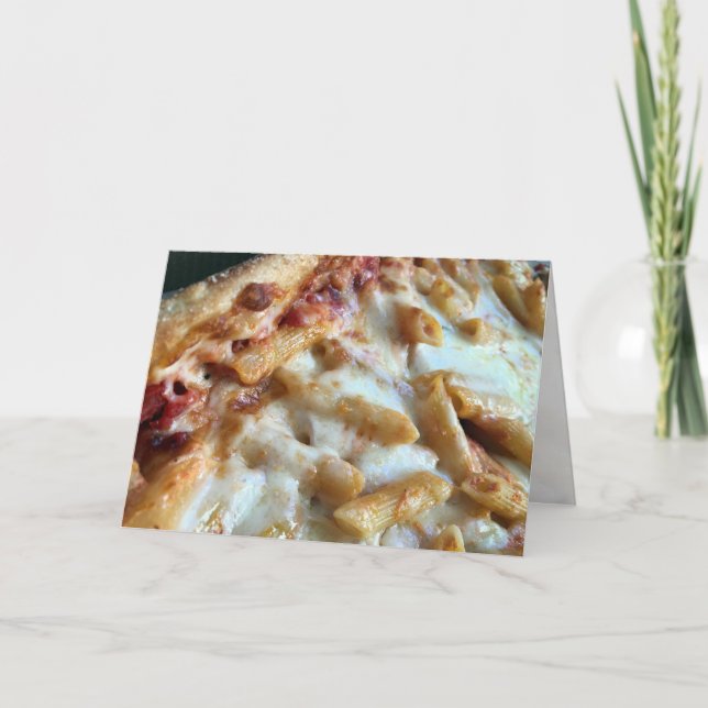 Ziti Pizza Thank You Card (Front)