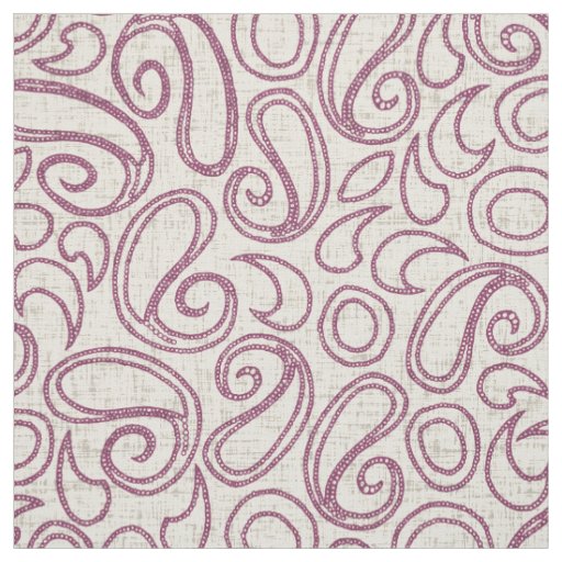 ziya cream damson fabric