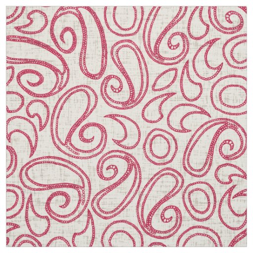 ziya cream strawberry fabric