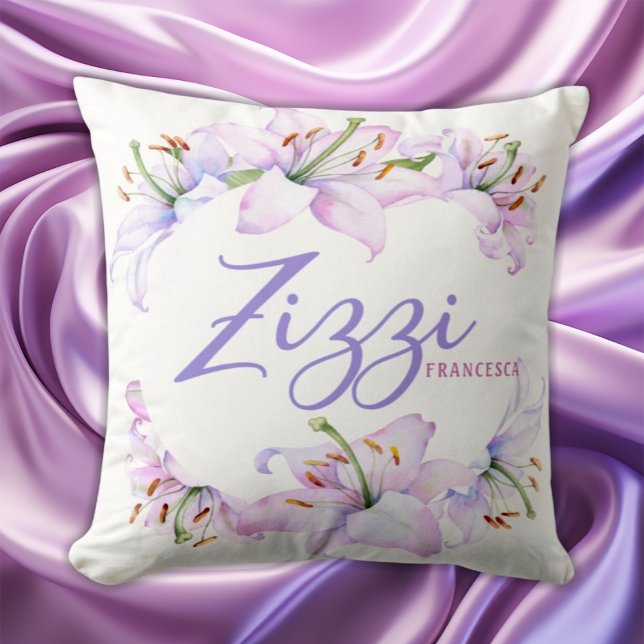 Zizzi Personalized Italian Gift for Auntie Throw Pillow (Creator Uploaded)