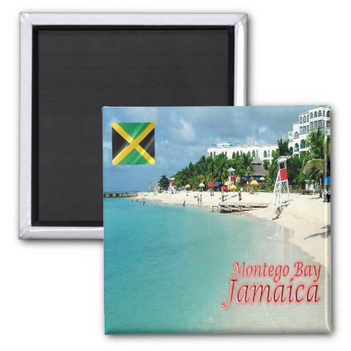 zJM011 JAMAICA Montego Bay America Fridge Magnet