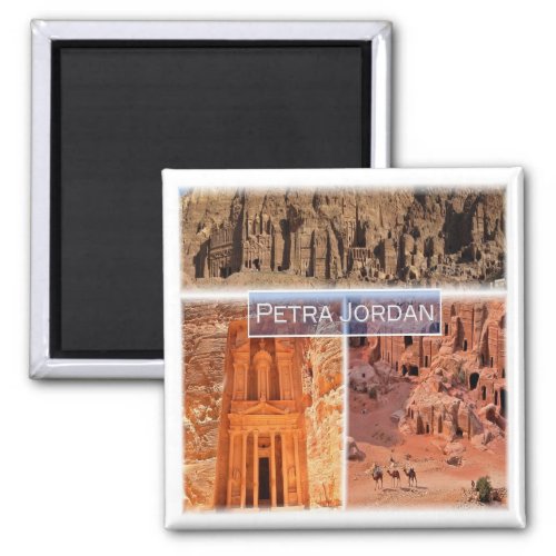 zJO003 PETRA Jordan Asia Fridge Magnet