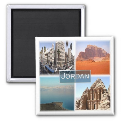 zJO004 AMMAN panorama Jordan Asia Fridge Magnet