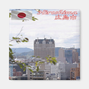 zJP010 HIROSCHIMA panorama, Japan, Asia, Fridge Magnet