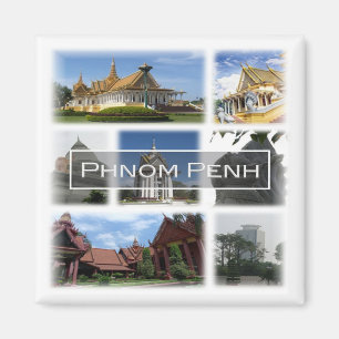 zKH004 PHNOM PENH, Cambodia, Asia, Fridge Magnet
