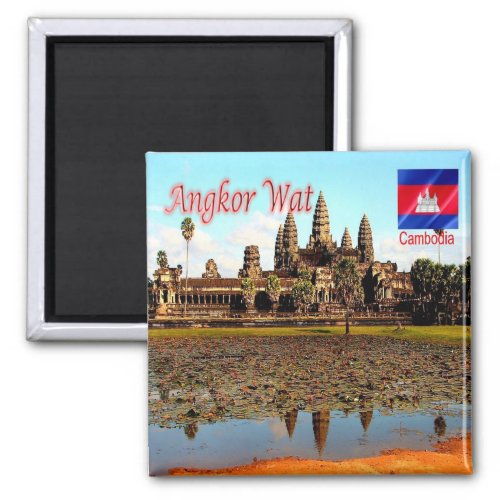 zKH005 ANGKOR WAT Cambodia Asia Fridge Magnet