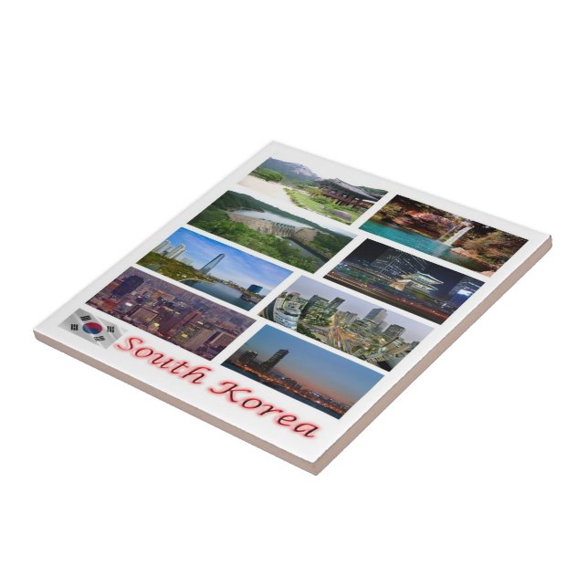 zKR004 SOUTH KOREA, Asia, Ceramic Tile (Side)