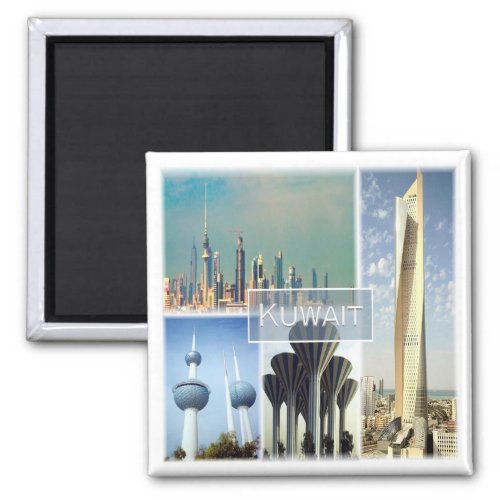 zKW003 KUWAIT mosaic Asia Fridge Magnet