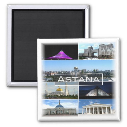 zKZ004 ASTANA mosaic Kazakhstan Asia Fridge Magnet