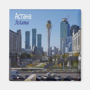 ZKZ009 ASTANA panorama, Kazakhstan, Asia, Fridge Magnet