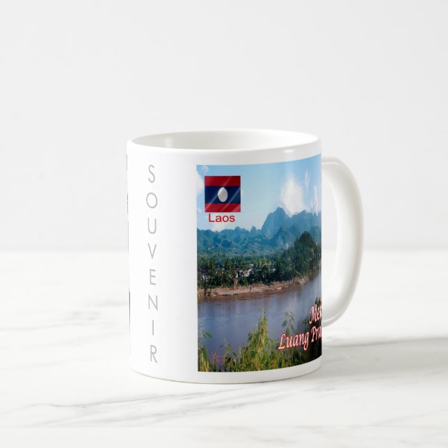 zLA006 LUANG PRABANG Mekong, Laos, Asia, Coffee Mug (Front Right)