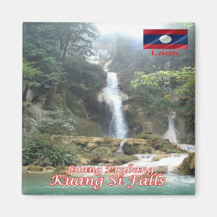 zLA009 KUANG SI FALLS Luang Prabang, Laos, Fridge Magnet