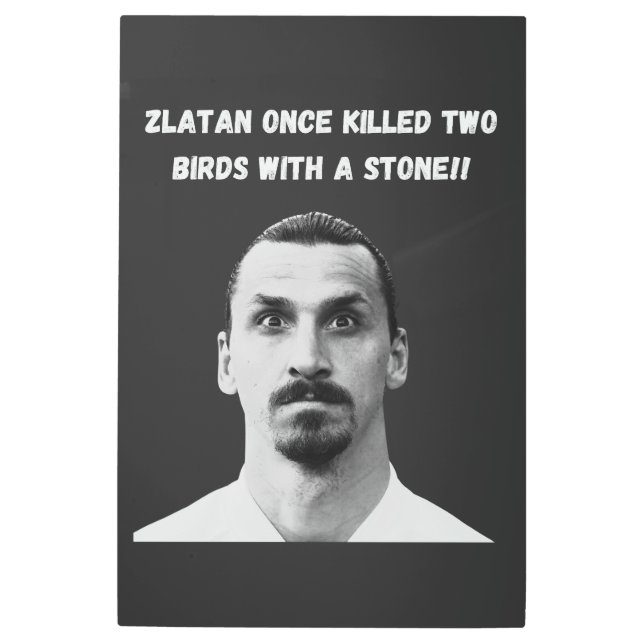 Zlatan Ibrahimović Iconic wall print (Front)