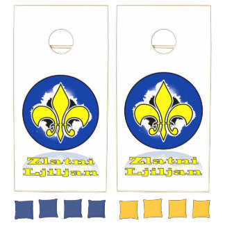 Zlatni Ljiljan Bosnian Cornhole Set