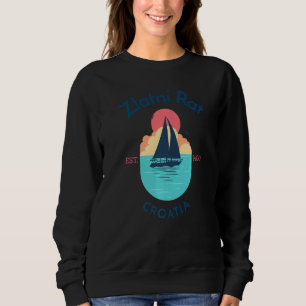 Zlatni Rat Brac Croatia Sweatshirt