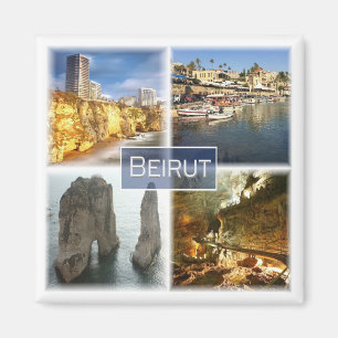 zLB004 BEIRUT, Lebanon, Asia, Fridge Magnet