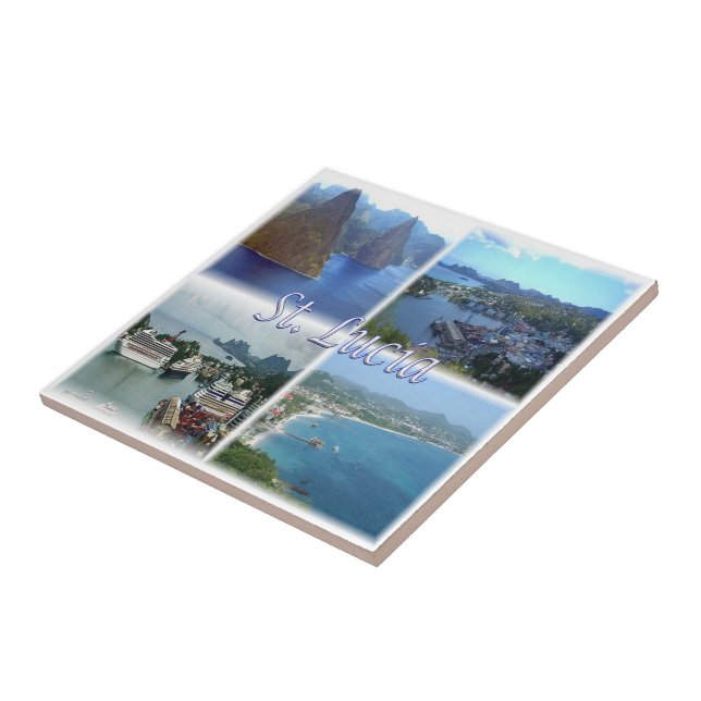 zLC003 SAINT LUCIA, Mosaic, America, Ceramic Tile (Side)