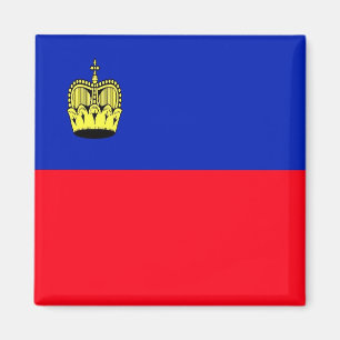 zLI001 FLAG of LIECHTENSTEIN, Fridge Magnet