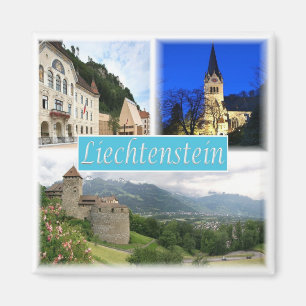 zLI003 VADUZ Liechtenstein, Fridge Magnet