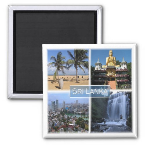 zLK004 SRI LANKA mosaic Asia Fridge Magnet