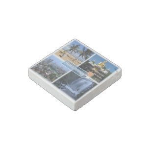 zLK004 SRI LANKA mosaic, Asia, Stone Magnet