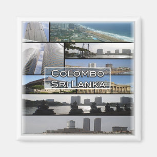 zLK005 COLOMBO, Sri Lanka, Asia, Fridge Magnet