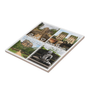 zLK006 SRI LANKA collage, Asia, Ceramic Tile