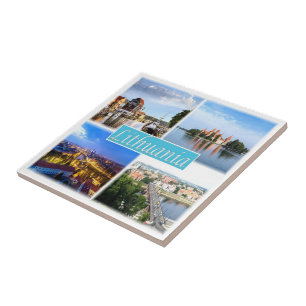 zLT003 LITHUANIA, Europe, Ceramic Tile
