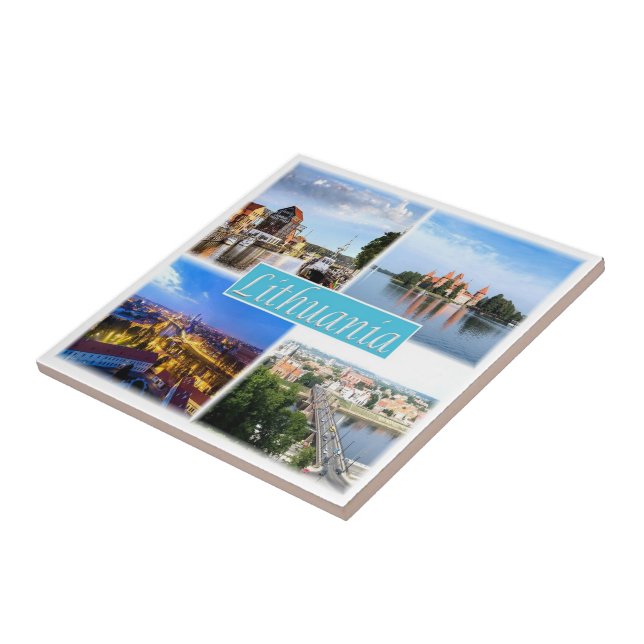 zLT003  LITHUANIA, Europe, Ceramic Tile (Side)