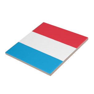 zLU001 Luxembourg FLAG, Ceramic Tile