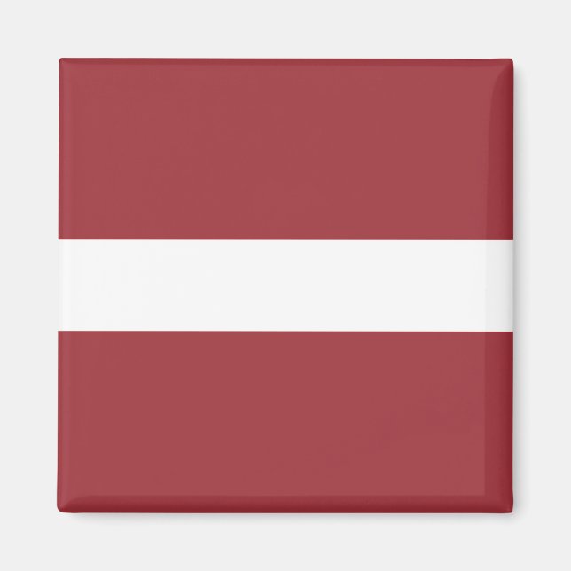 zLV001 LATVIA FLAG, fridge Magnet (Front)