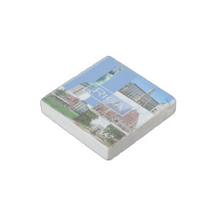 zLV004 RIGA, Republika of Latvia, Europe, Stone Magnet