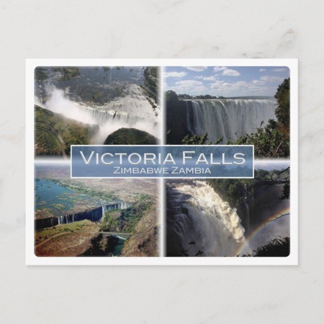 ZM Zambia - Zimbabwe - Victoria Falls - Postcard (Front)