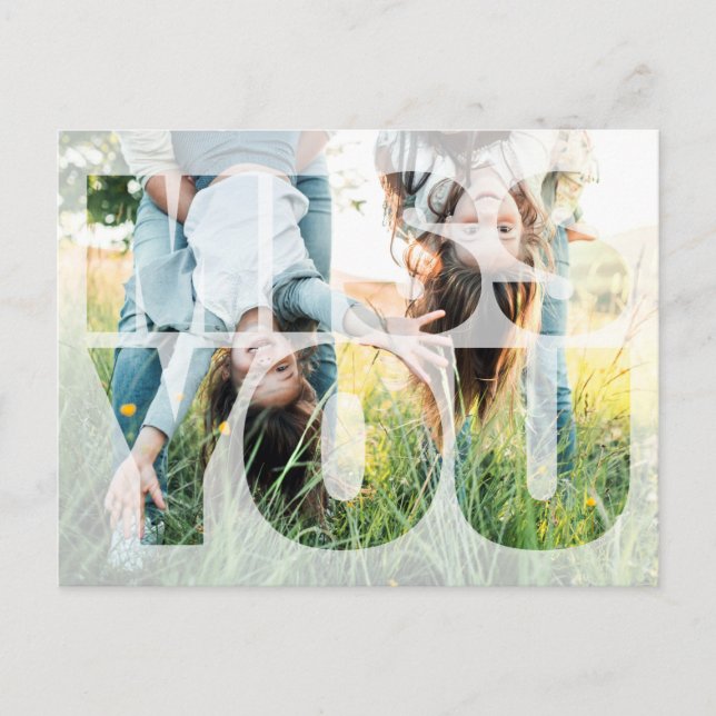 zMail Miss You Postcard (Front)