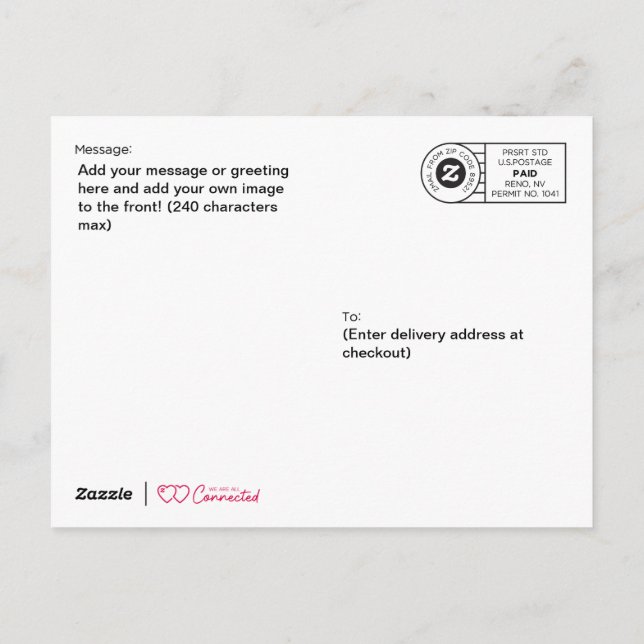 zMail Postcard (Back)