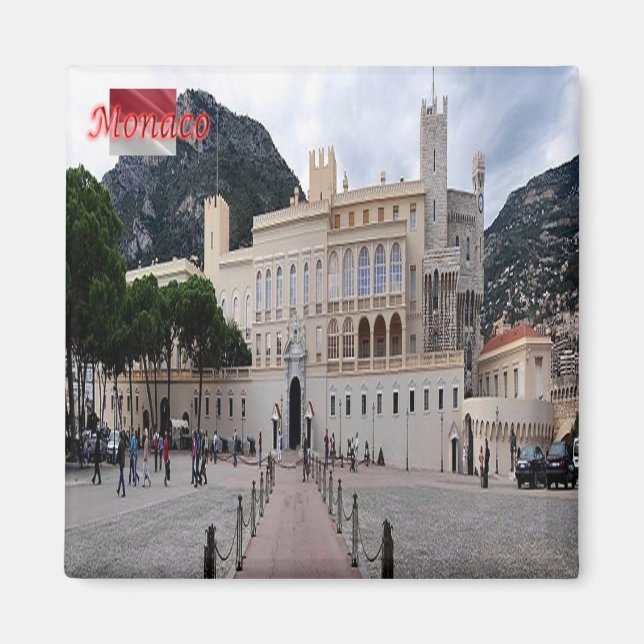 zMC012 PALAIS, Monaco, Fridge Magnet (Front)
