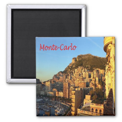 zMC016 MONTE CARLO Monaco Fridge Magnet