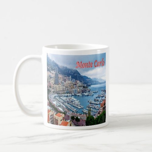 zMC018 MONTE CARLO Panorama Monaco Coffee Mug