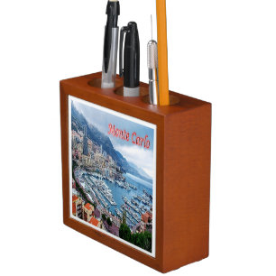 zMC018 MONTE CARLO Panorama, Monaco, Desk Organizer
